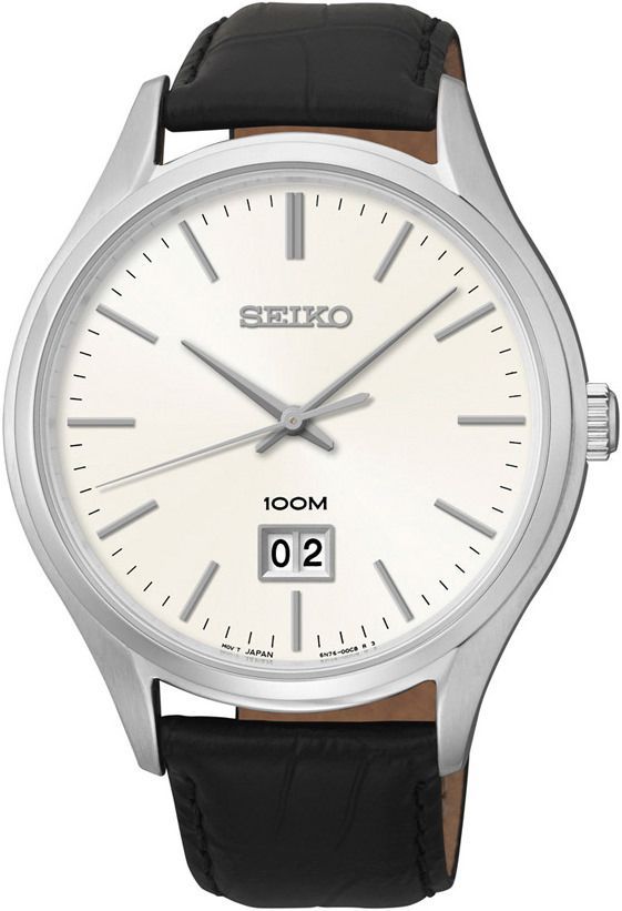 Seiko Sports  Silver Dial 42 mm Quartz Watch For Men - 1