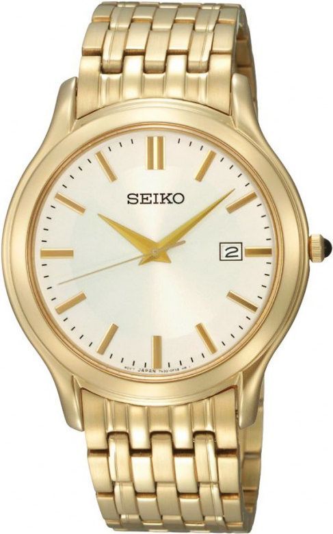 Seiko Stylish Dress  White Dial 40 mm Quartz Watch For Men - 1