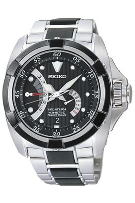 Seiko Velatura  Black Dial 44 mm Quartz Watch For Men - 1