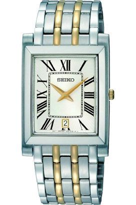 Seiko Stylish Dress  White Dial 29 mm Quartz Watch For Men - 1