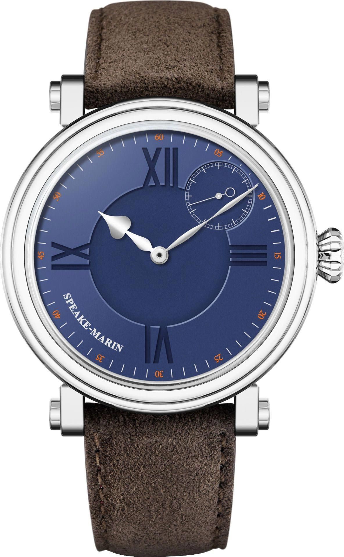 Speake-Marin One & Two Academic Blue Dial 42 mm Automatic Watch For Men - 1