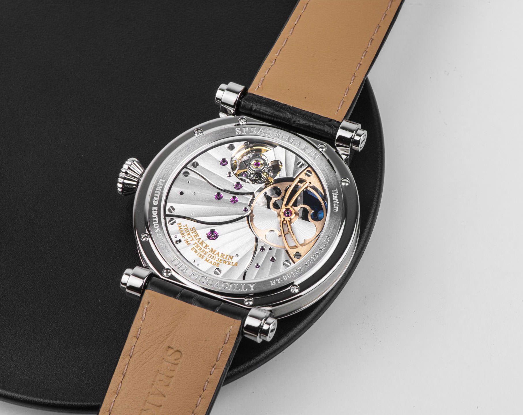 Speake-Marin One & Two Openworked Skeleton Dial 38 mm Automatic Watch For Men - 3