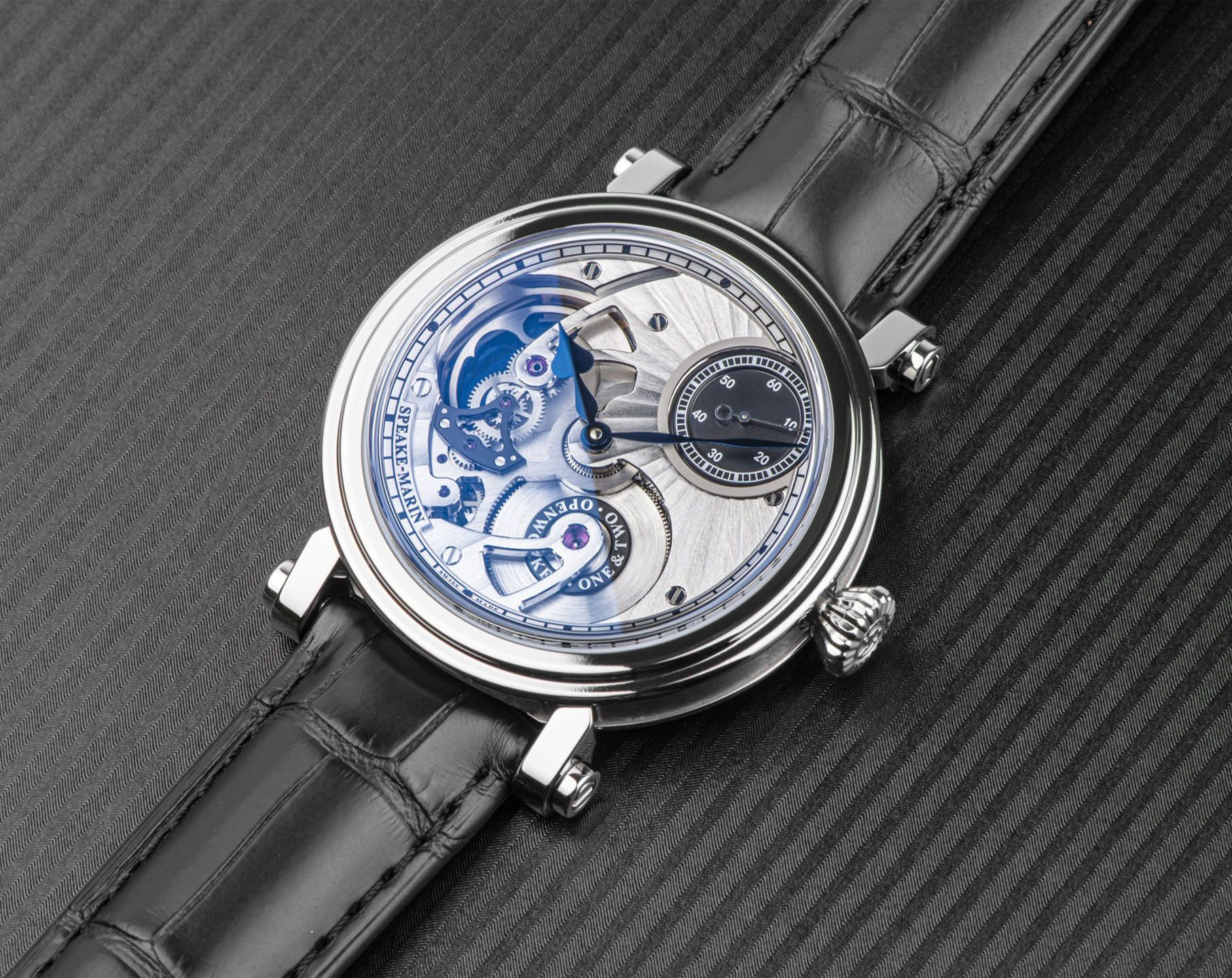Speake-Marin One & Two Openworked Skeleton Dial 42 mm Automatic Watch For Men - 2
