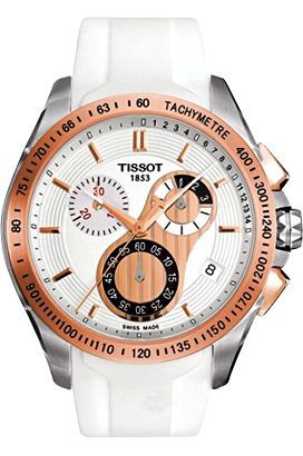 Tissot T-Sport Veloci T White Dial 46 mm Quartz Watch For Men - 1