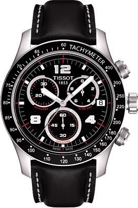 Tissot T-Sport Tissot V8 Black Dial 43 mm Quartz Watch For Men - 1