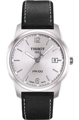 Tissot T-Classic PR 100 Silver Dial 38 mm Quartz Watch For Men - 1