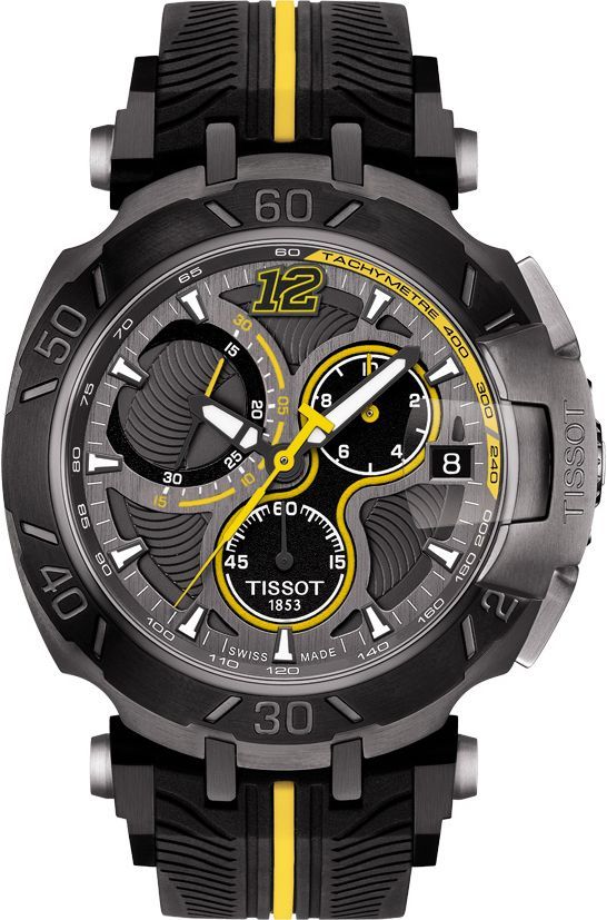 Tissot Special Collections T Race Grey Dial 45.2 mm Quartz Watch For Men - 1