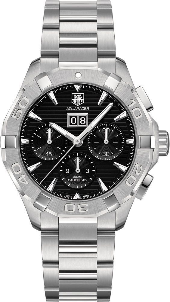 TAG Heuer Aquaracer Professional 300 Black Dial 43 mm Automatic Watch For Men - 1
