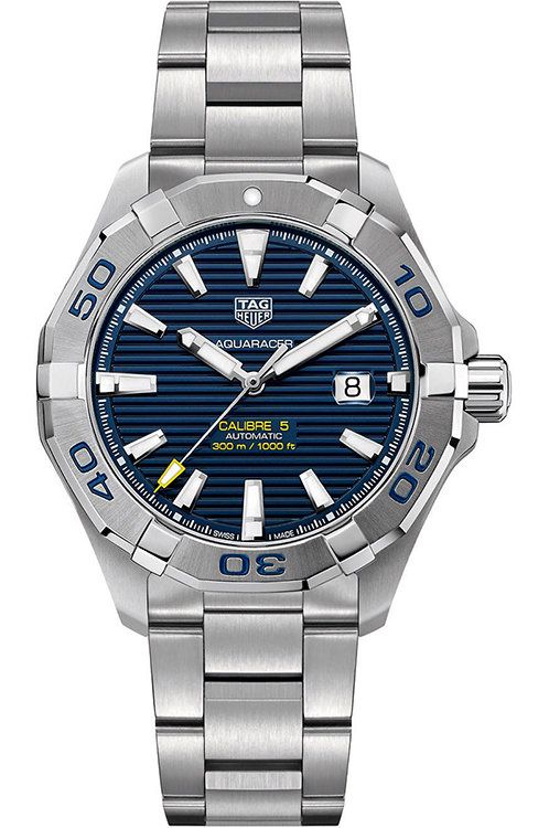 TAG Heuer Aquaracer Automatic Men Watches in Round case Blue Dial