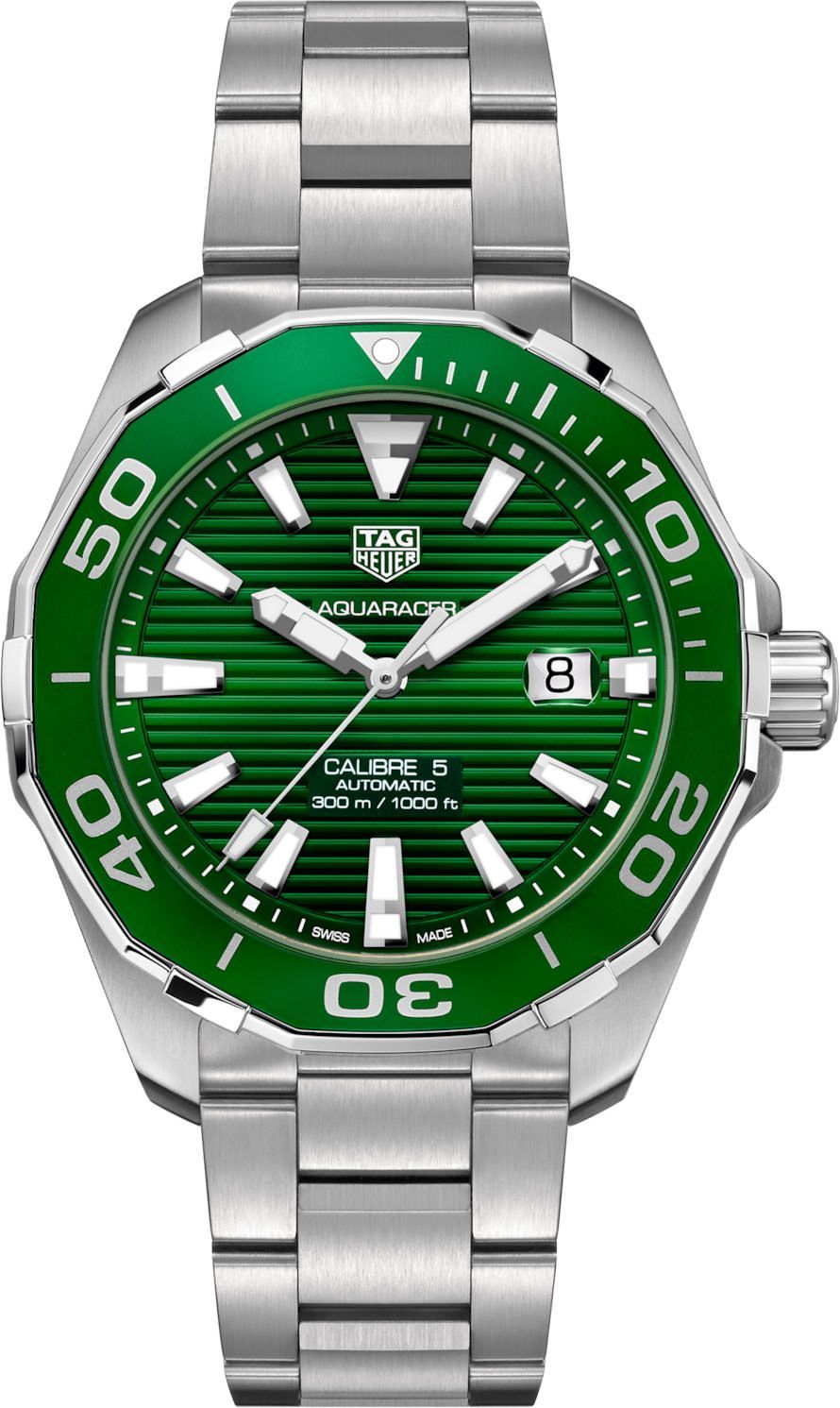TAG Heuer Aquaracer 43 mm Watch in Green Dial