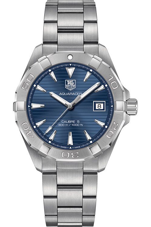 TAG Heuer Calibre 5 40.5 mm Watch in Blue Dial