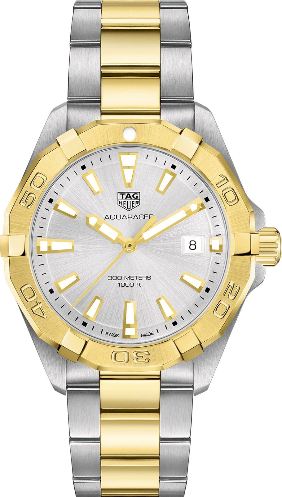 Tag heuer aquaracer gold bezel online