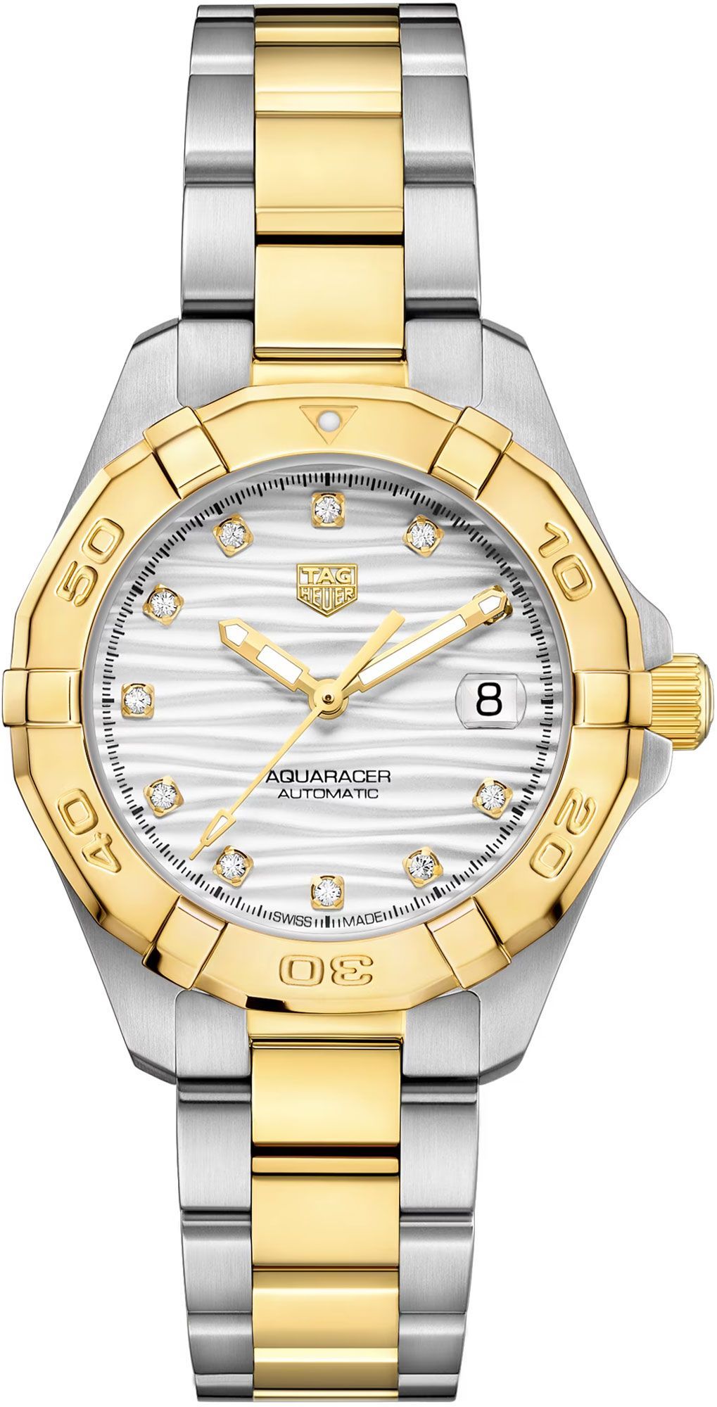 TAG Heuer Aquaracer Professional 300 Silver Dial 32 mm Automatic Watch For Women - 1