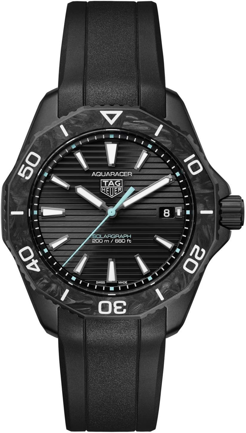 TAG Heuer Aquaracer Professional 200 Black Dial 40 mm Solar Powered Watch For Men - 1