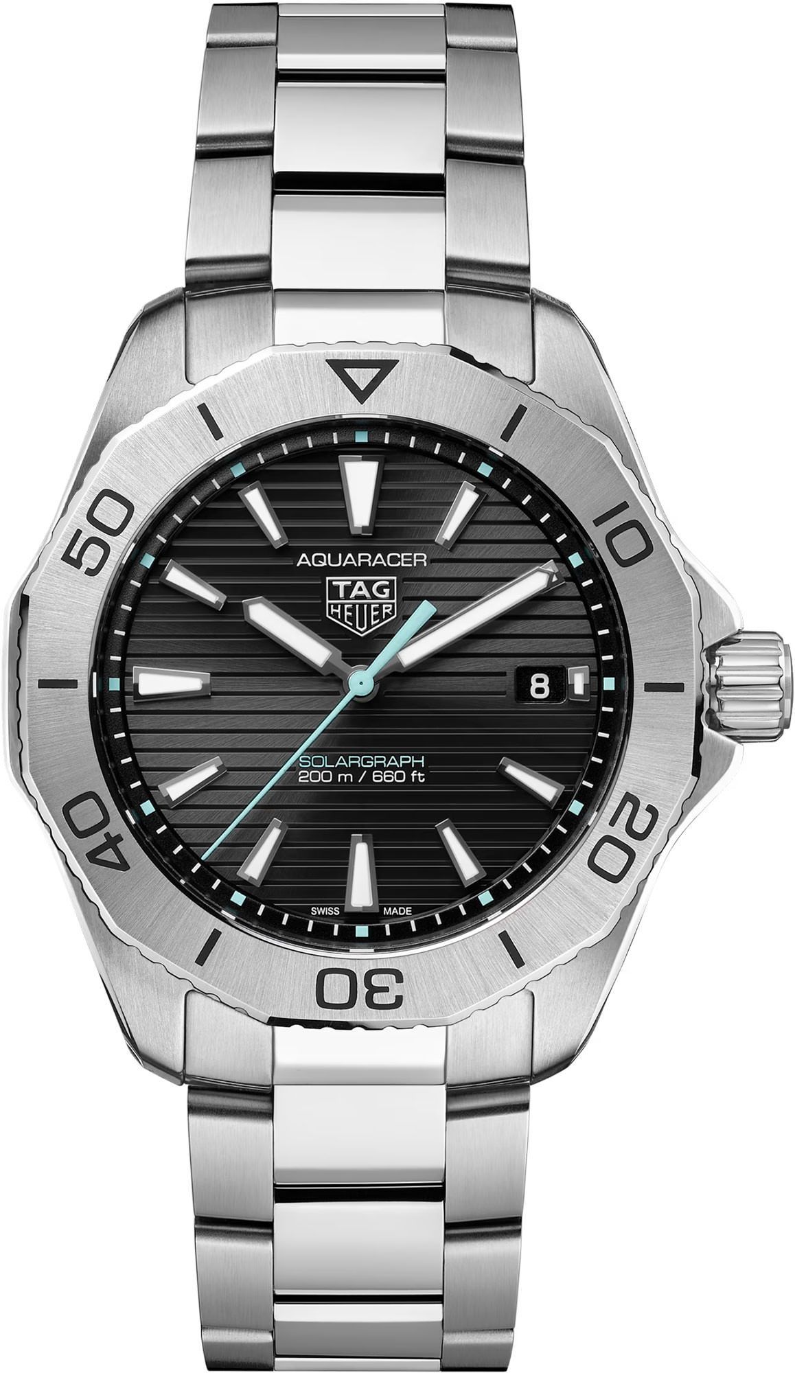 TAG Heuer Aquaracer Professional 200 Black Dial 40 mm Quartz Watch For Men - 1