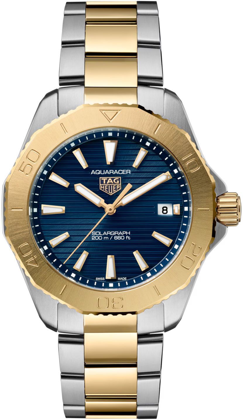 TAG Heuer Aquaracer Professional 200 Blue Dial 40 mm Solar Powered Watch For Men - 1