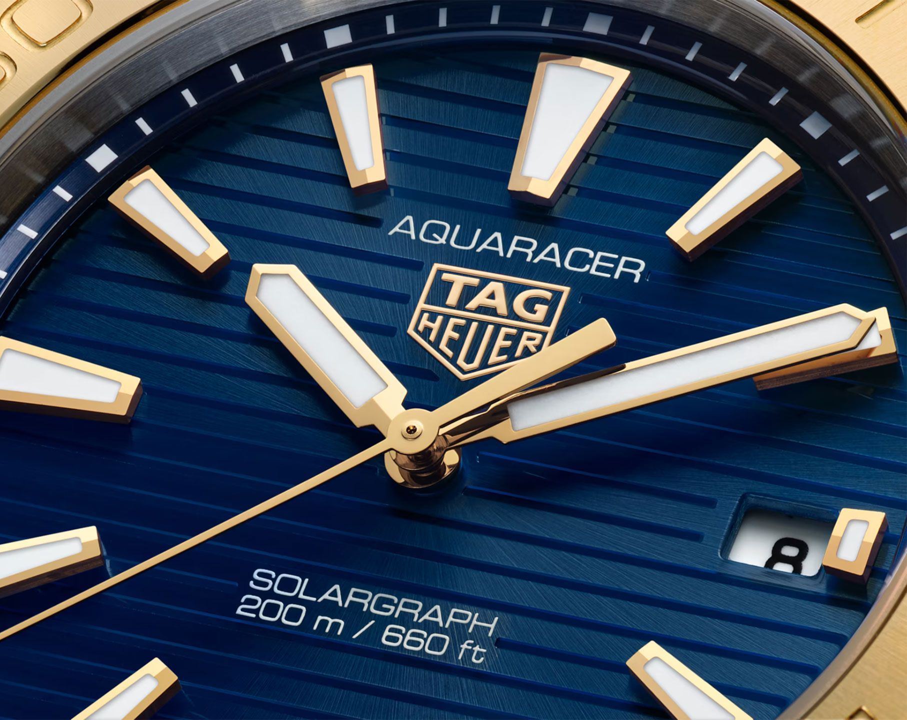 TAG Heuer Aquaracer Professional 200 Blue Dial 40 mm Solar Powered Watch For Men - 3