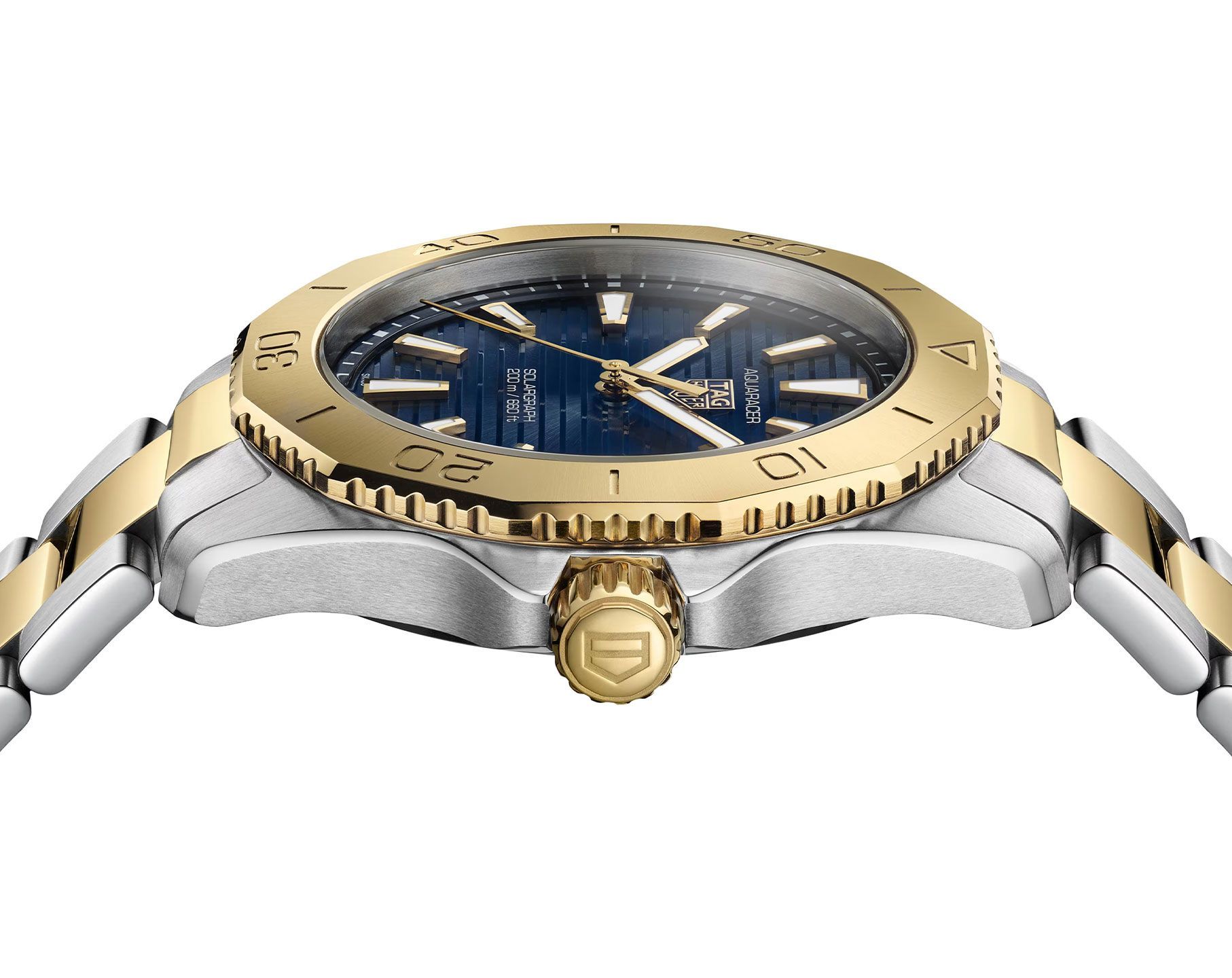 TAG Heuer Aquaracer Professional 200 Blue Dial 40 mm Solar Powered Watch For Men - 5