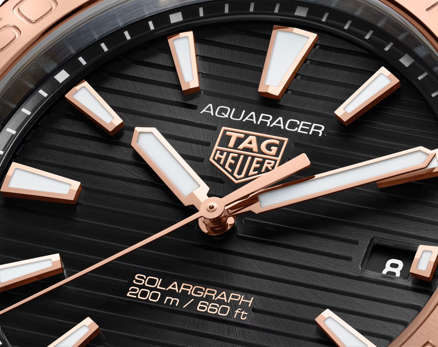 TAG Heuer Aquaracer Professional 200 Black Dial 40 mm Solar Powered Watch For Men - 3