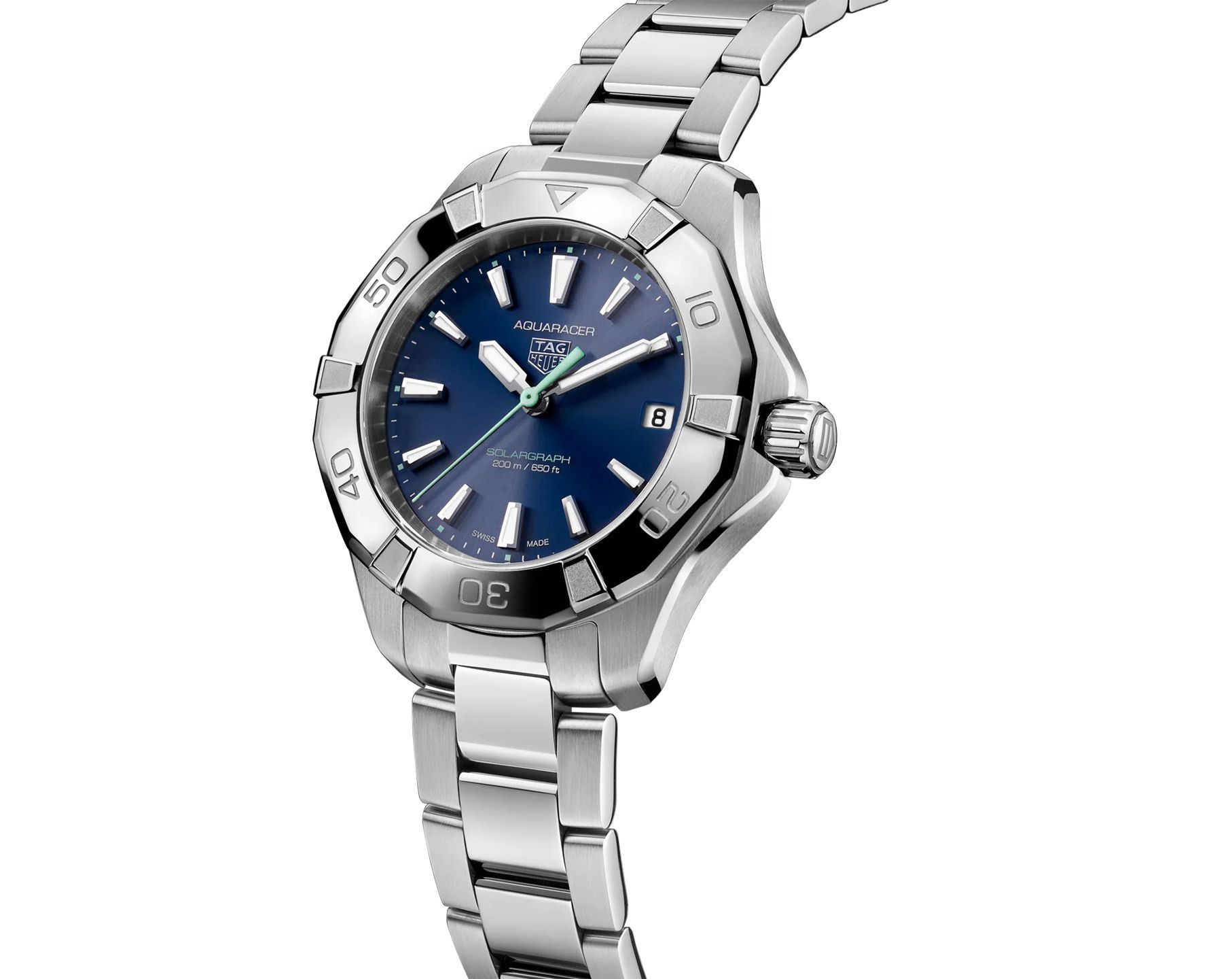 TAG Heuer Aquaracer Professional 200 Blue Dial 34 mm Quartz Watch For Women - 4