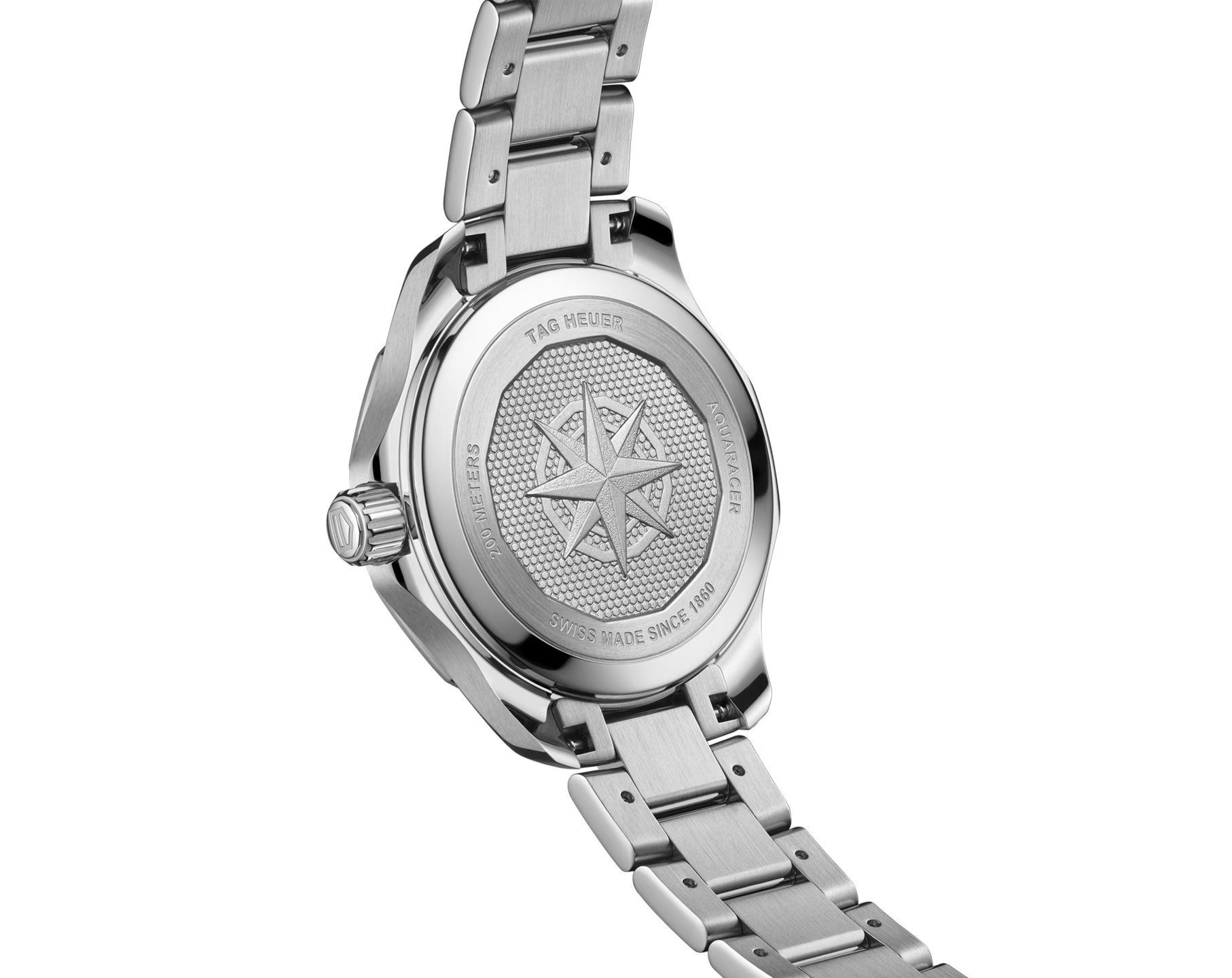 TAG Heuer Aquaracer Professional 200 Green Dial 34 mm Solar Powered Watch For Women - 2
