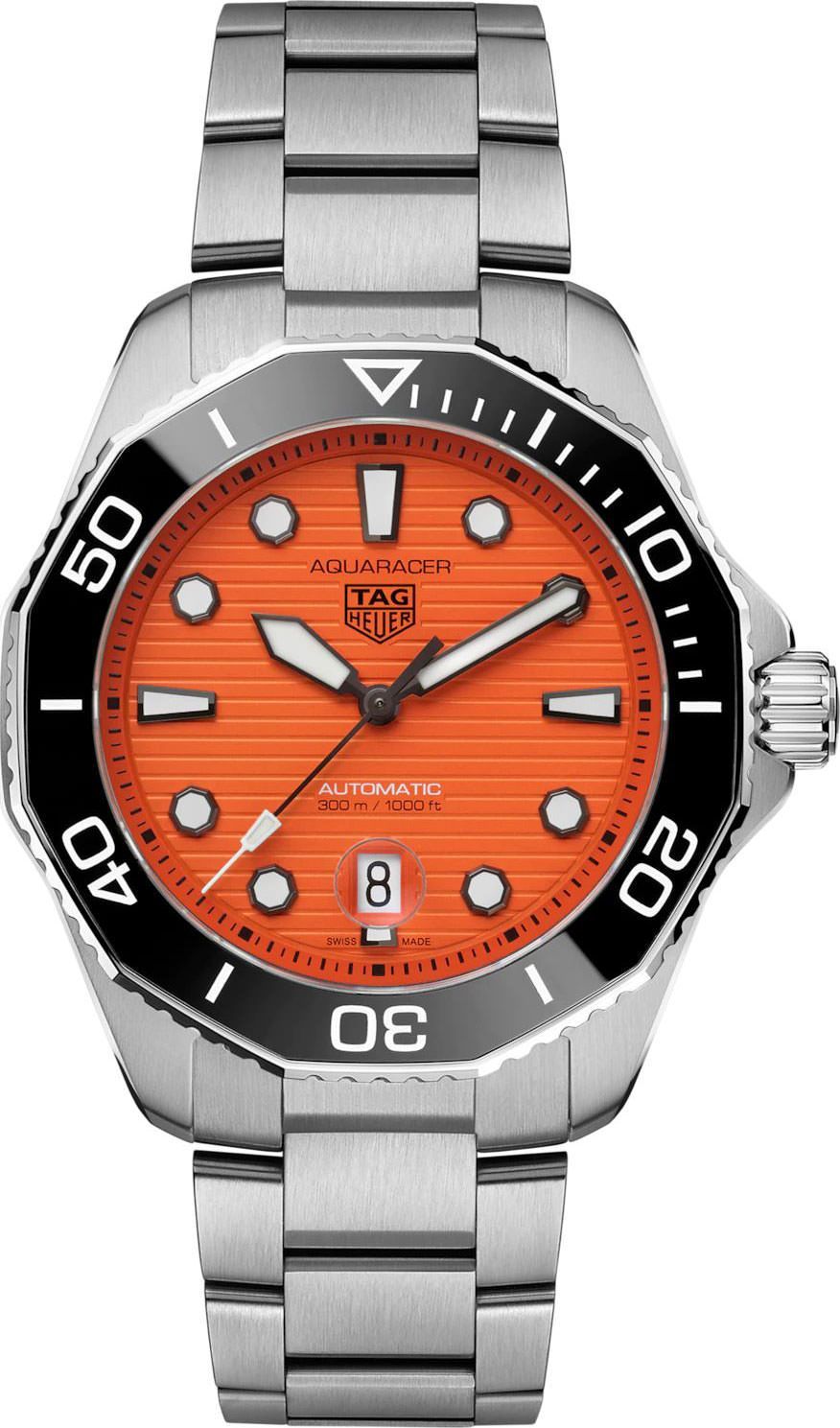 TAG Heuer Aquaracer Professional 300 Orange Dial 43 mm Automatic Watch For Men - 1