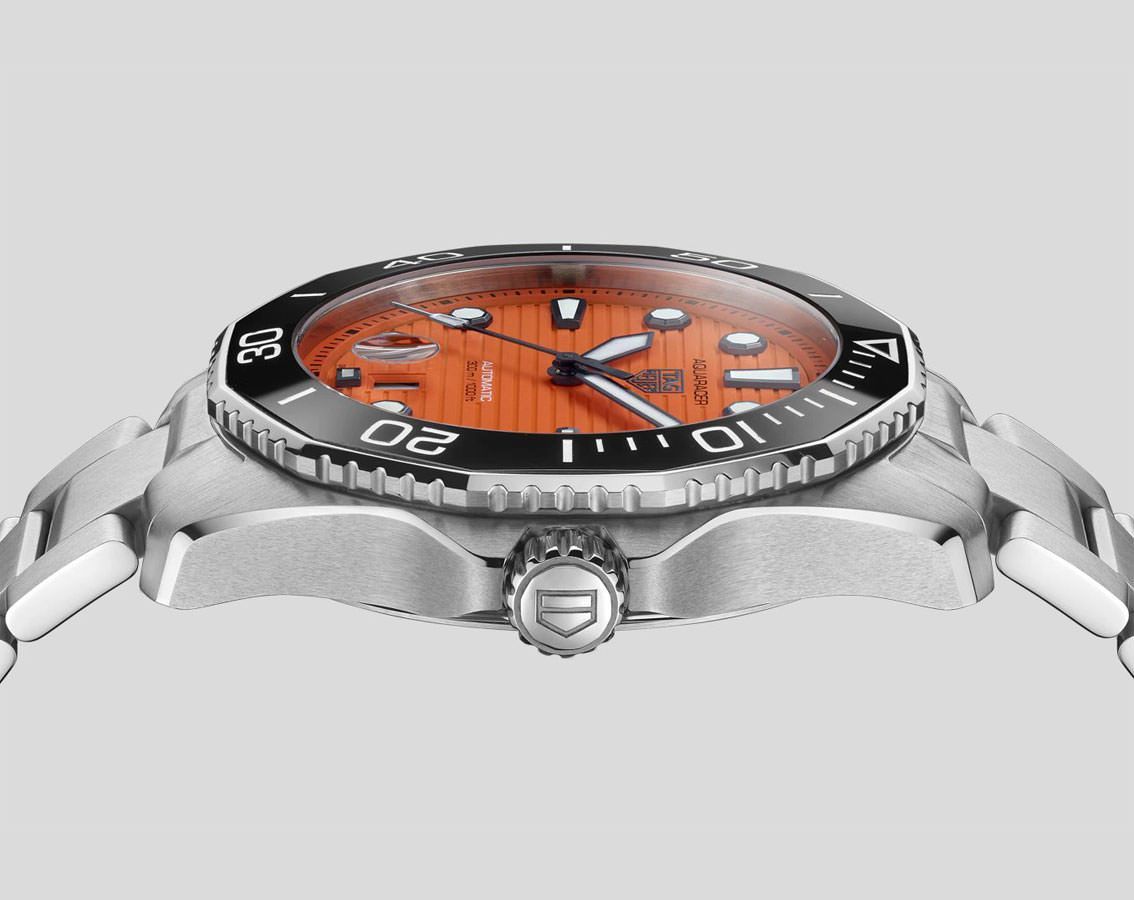 TAG Heuer Aquaracer Professional 300 Orange Dial 43 mm Automatic Watch For Men - 6