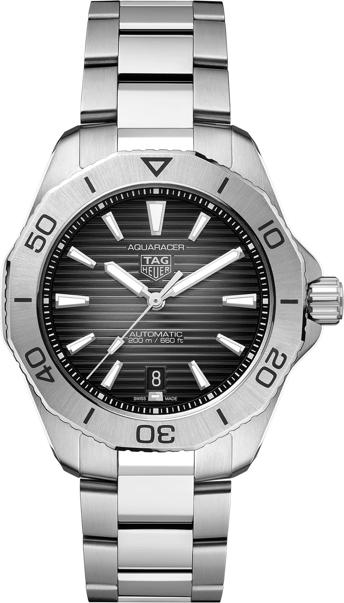 TAG Heuer Aquaracer Professional 200 Black Dial 40 mm Automatic Watch For Men - 1