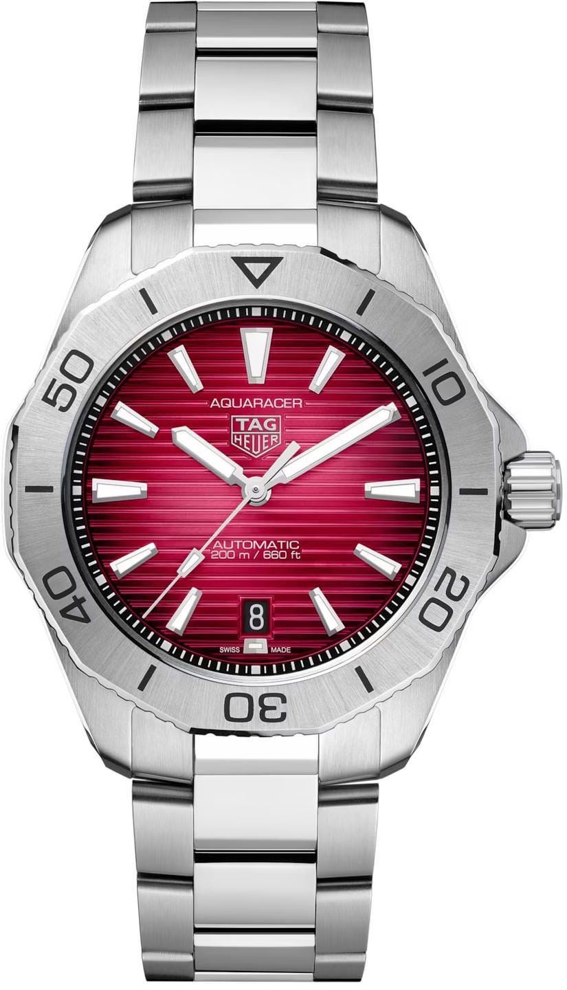 TAG Heuer Aquaracer Professional 200 Red Dial 40 mm Automatic Watch For Men - 1
