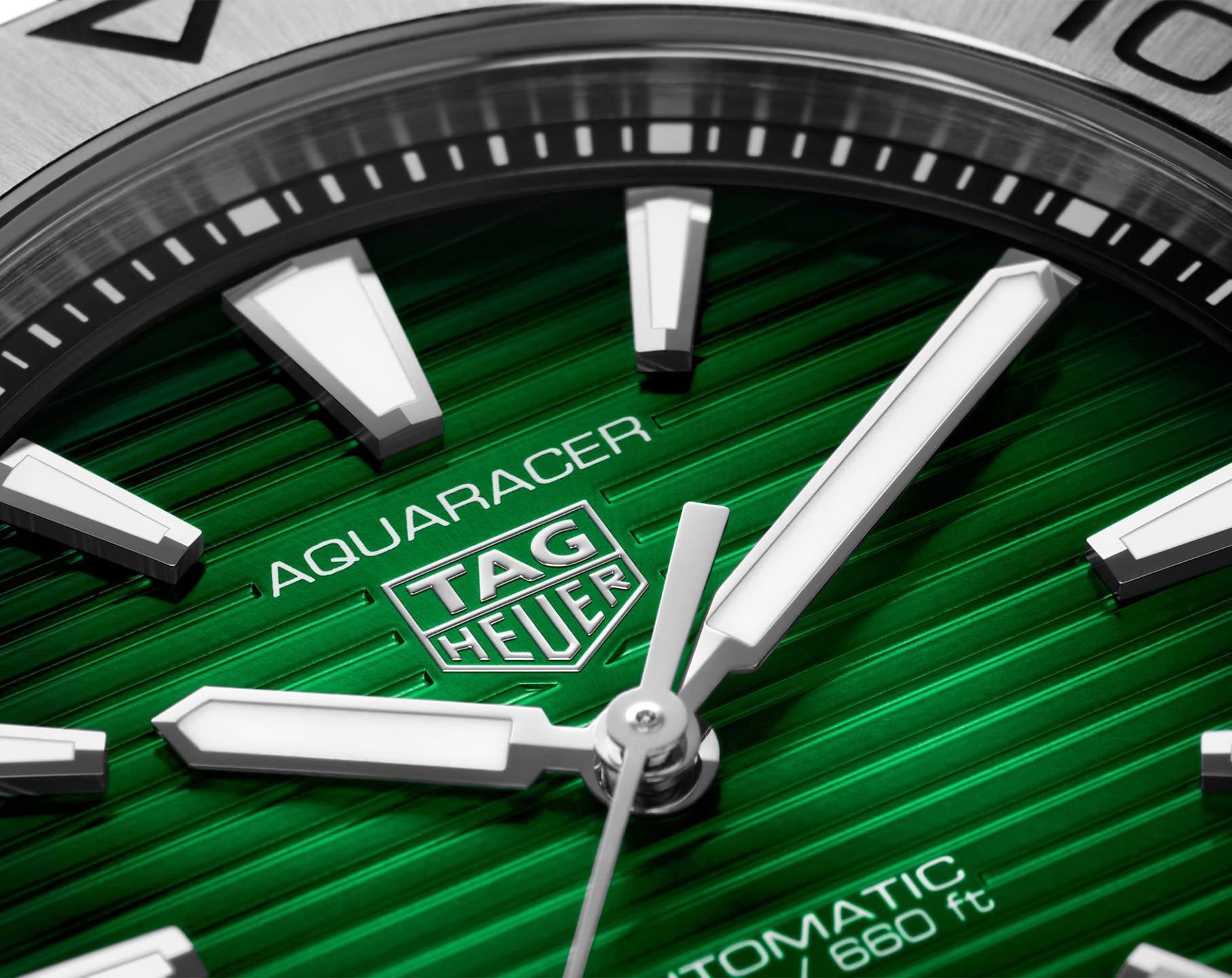 TAG Heuer Aquaracer Professional 200 Green Dial 40 mm Automatic Watch For Men - 4
