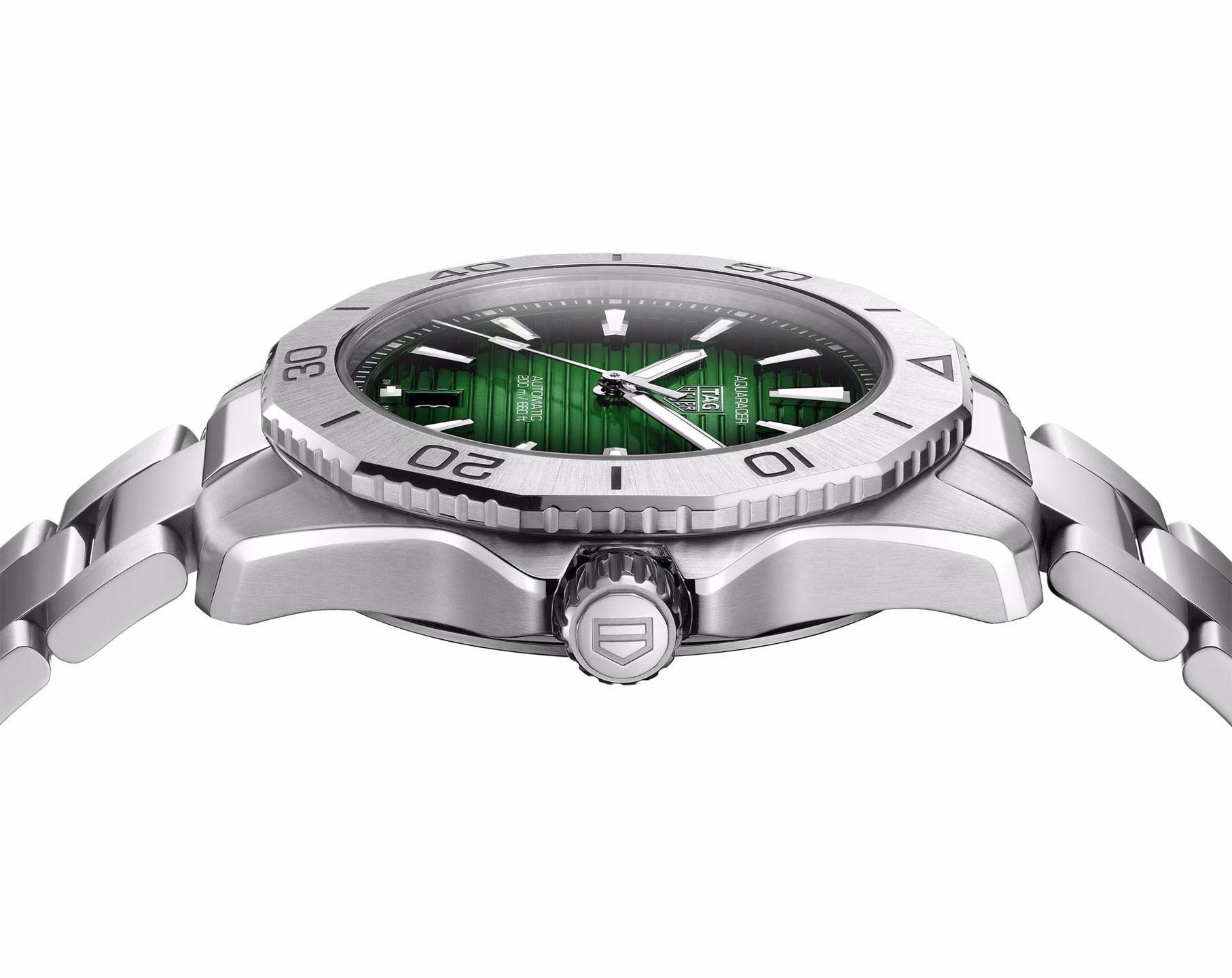 TAG Heuer Aquaracer Professional 200 Green Dial 40 mm Automatic Watch For Men - 5