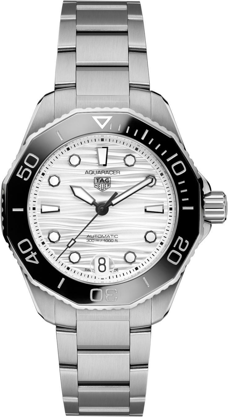 TAG Heuer Aquaracer Professional 300 Grey Dial 36 mm Automatic Watch For Women - 1