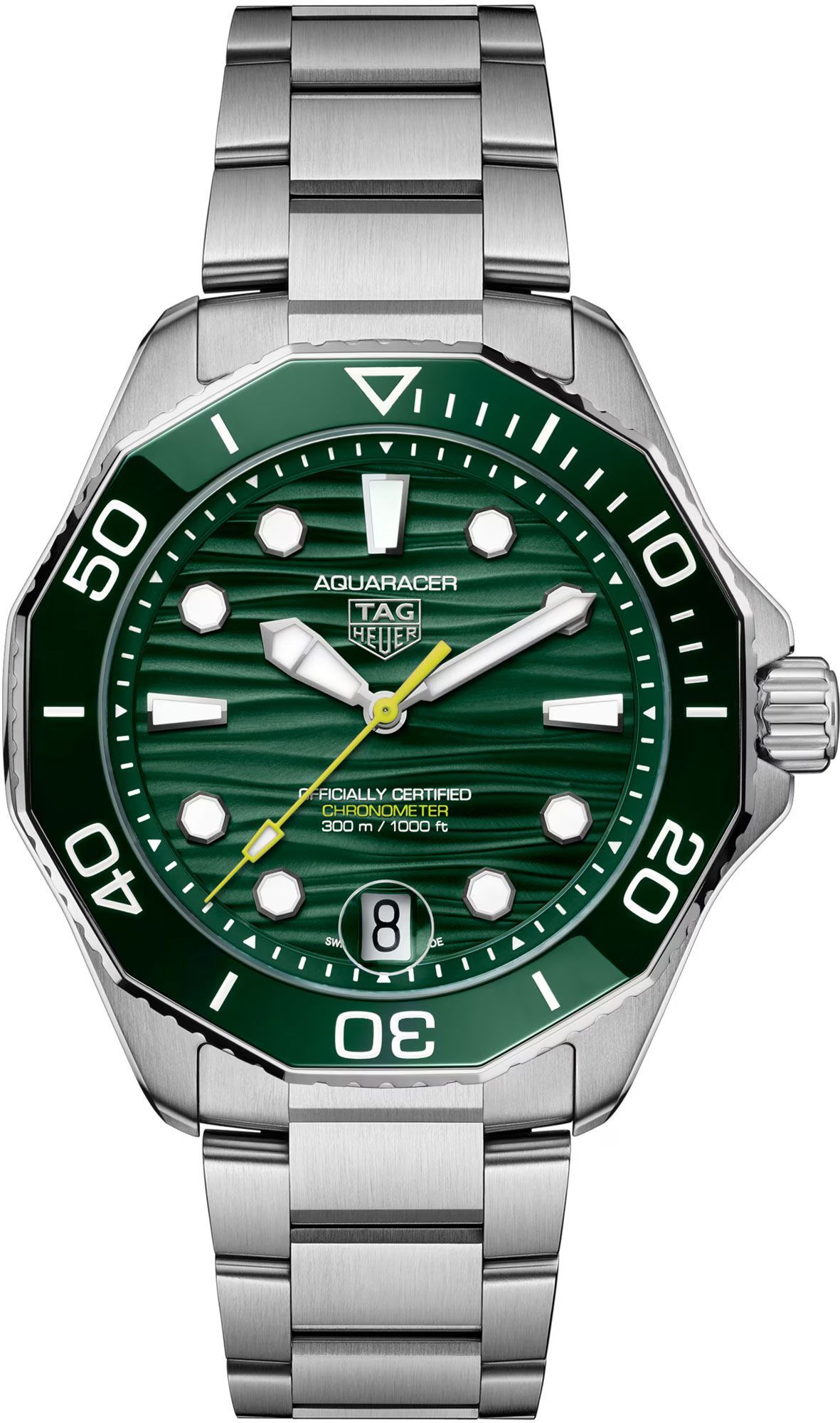 Green face tag heuer watch best sale