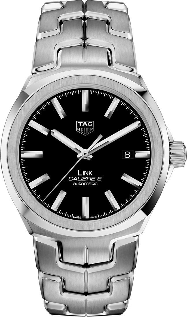 TAG Heuer Link  Black Dial 41 mm Automatic Watch For Men - 1