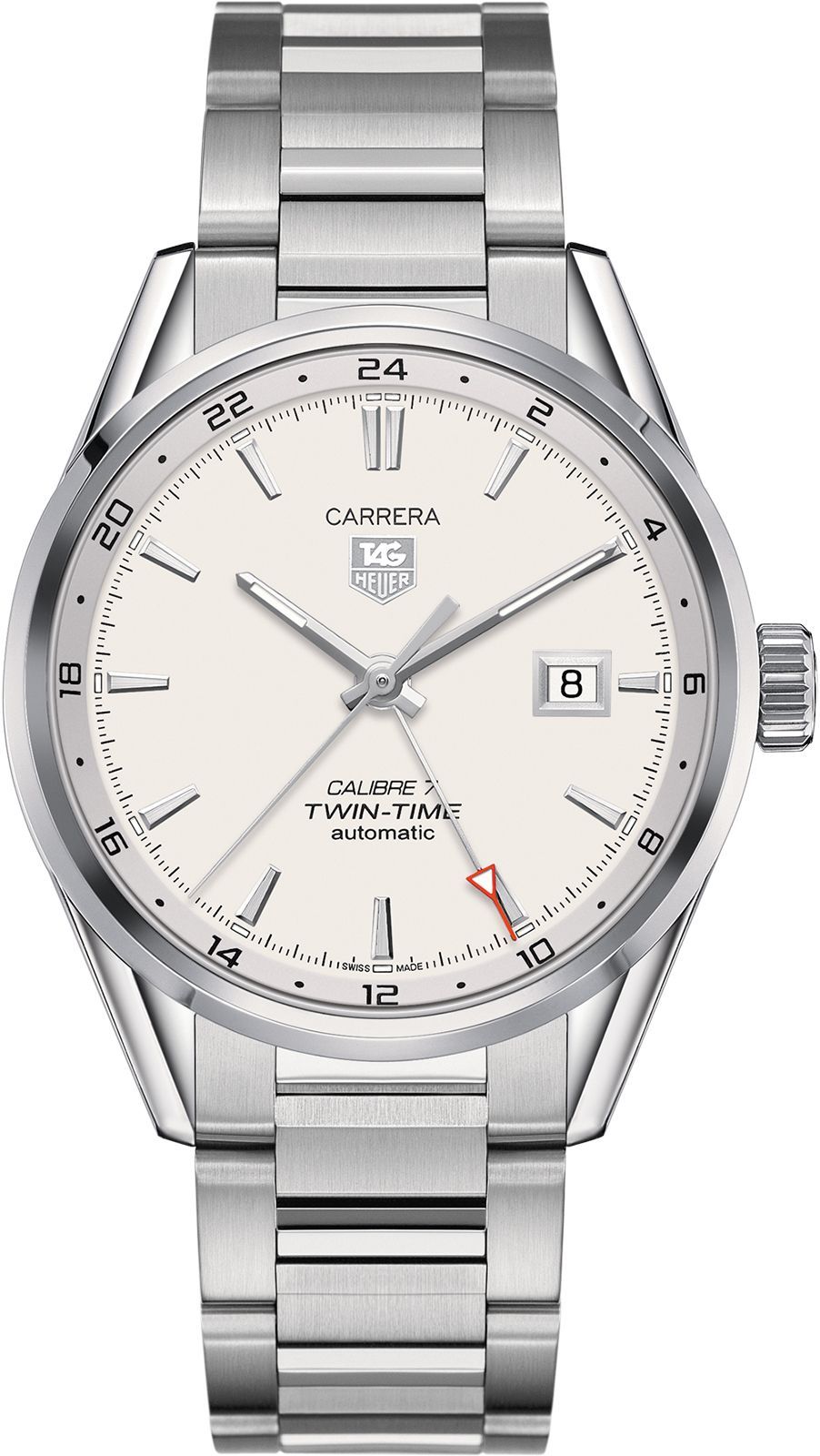 TAG Heuer Carrera Calibre 7 Silver Dial 41 mm Automatic Watch For Men - 1