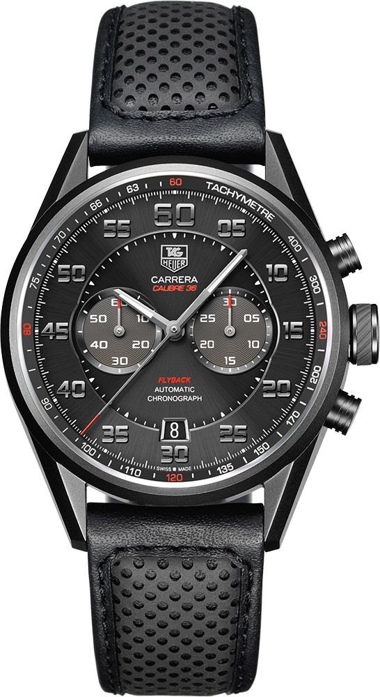 TAG Heuer Carrera  Black Dial 43 mm Automatic Watch For Men - 1