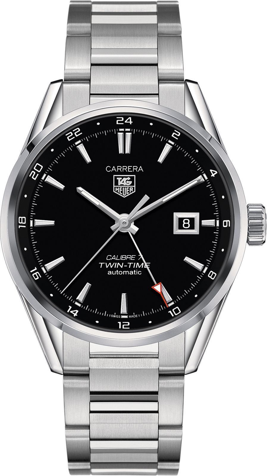 TAG Heuer Carrera Calibre 7 Black Dial 41 mm Automatic Watch For Men - 1