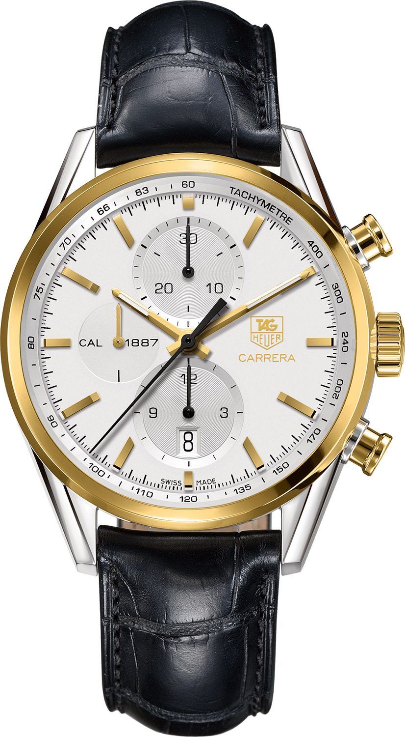 TAG Heuer Carrera Calibre 1887 White Dial 41 mm Automatic Watch For Men - 1