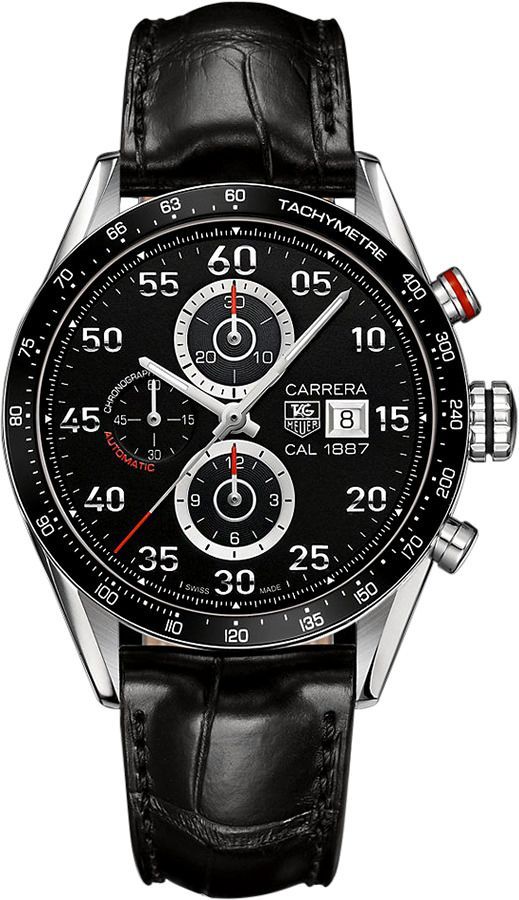 TAG Heuer Carrera Calibre 1887 Black Dial 43 mm Automatic Watch For Men - 1