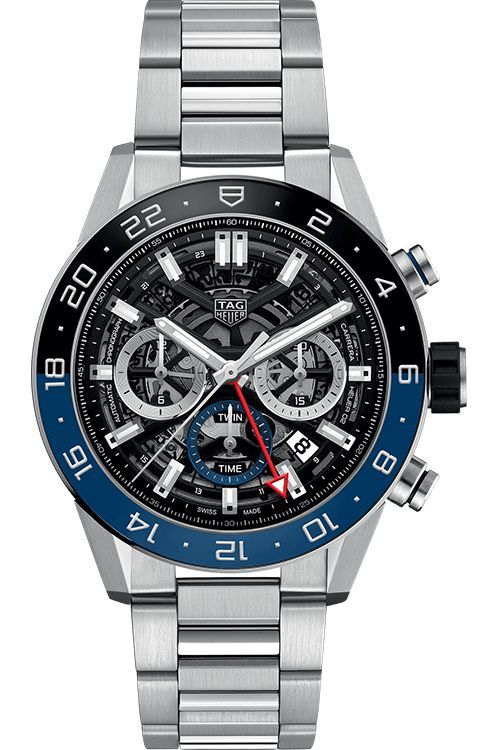 TAG Heuer Carrera 45 mm Watch in Skeleton Dial