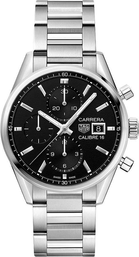 TAG Heuer Carrera  Black Dial 41 mm Automatic Watch For Men - 1