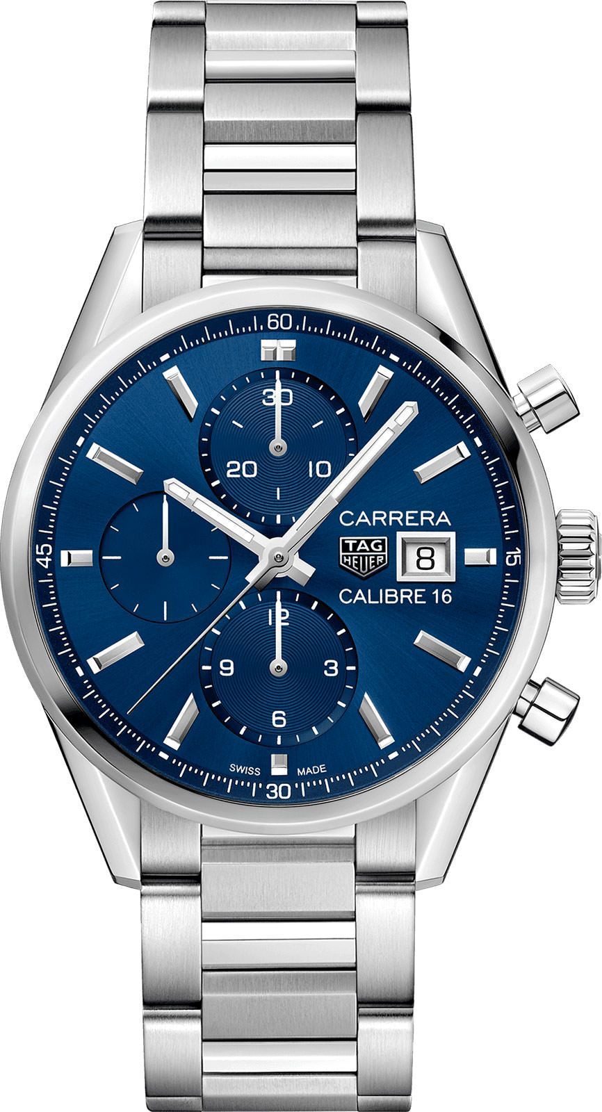 TAG Heuer Carrera Calibre 16 Blue Dial 41 mm Automatic Watch For Men - 1