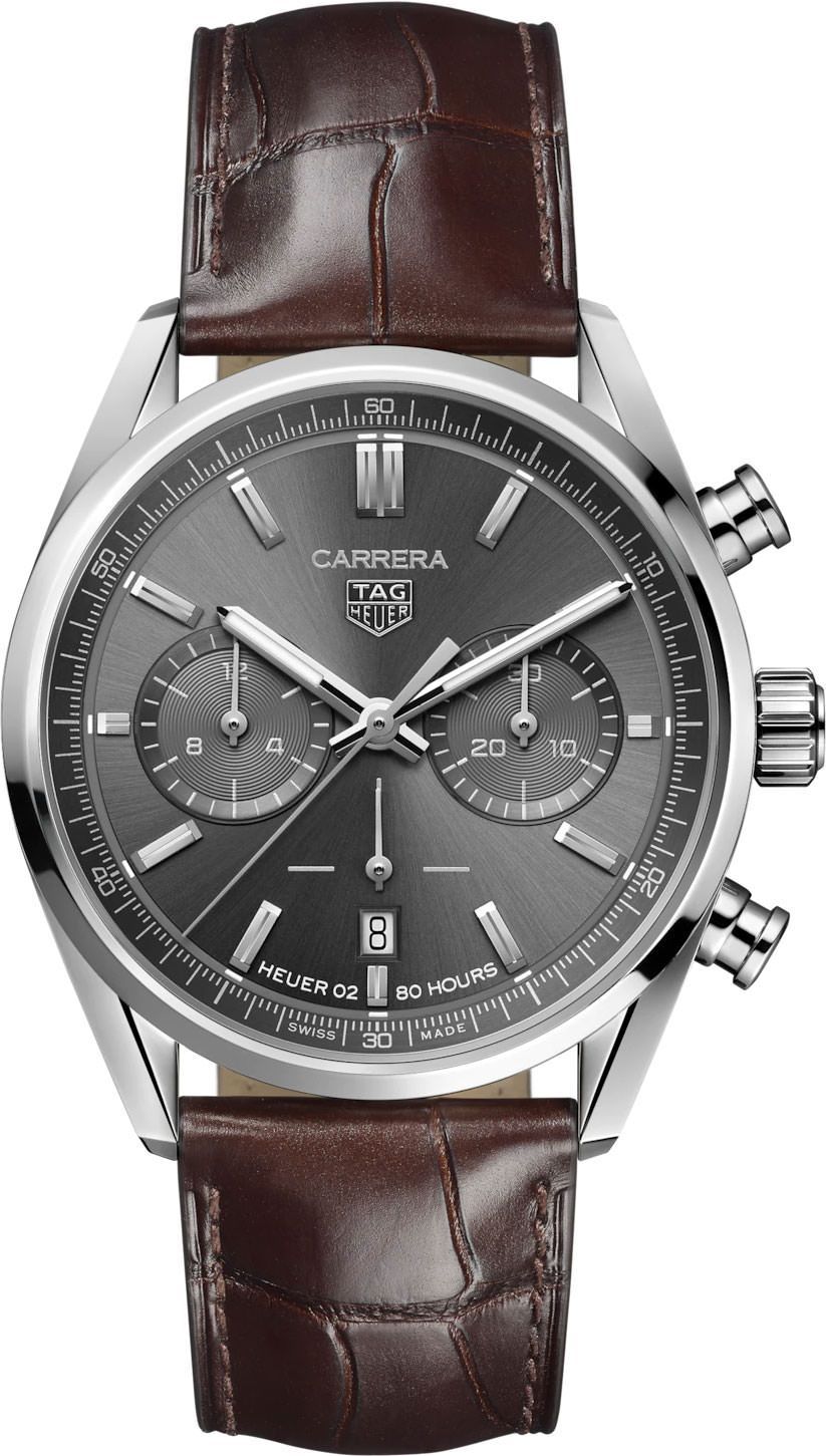 TAG Heuer Carrera  Grey Dial 42 mm Automatic Watch For Men - 1