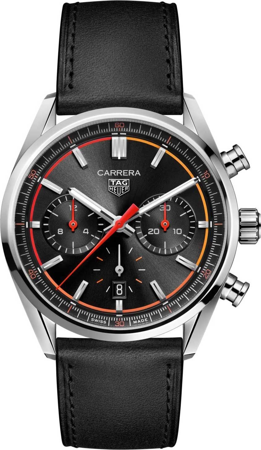TAG Heuer Carrera 42 mm Watch in Black Dial