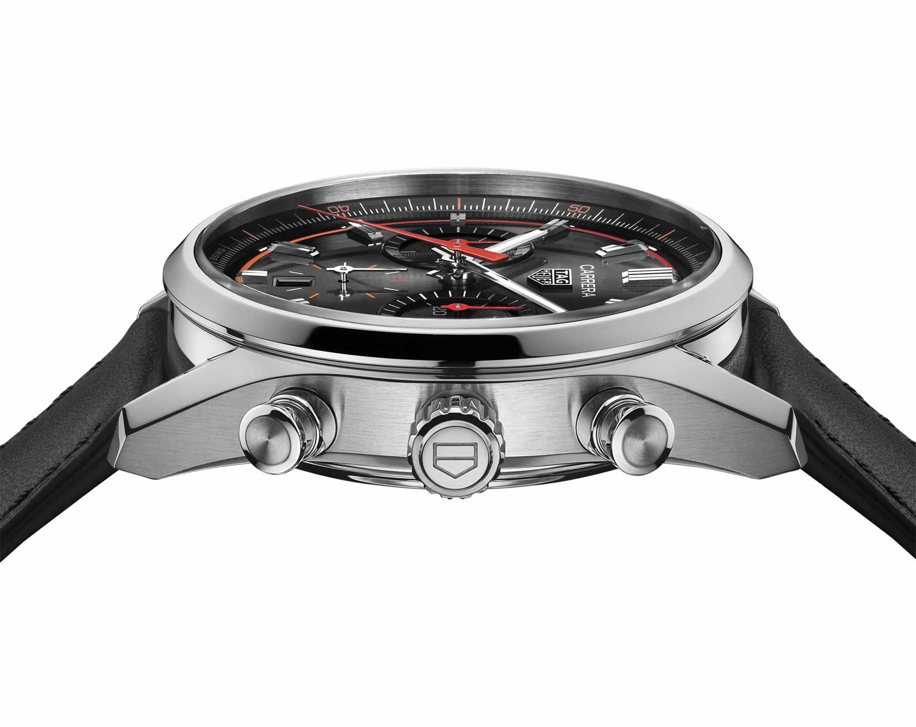 TAG Heuer Carrera 42 mm Watch in Black Dial