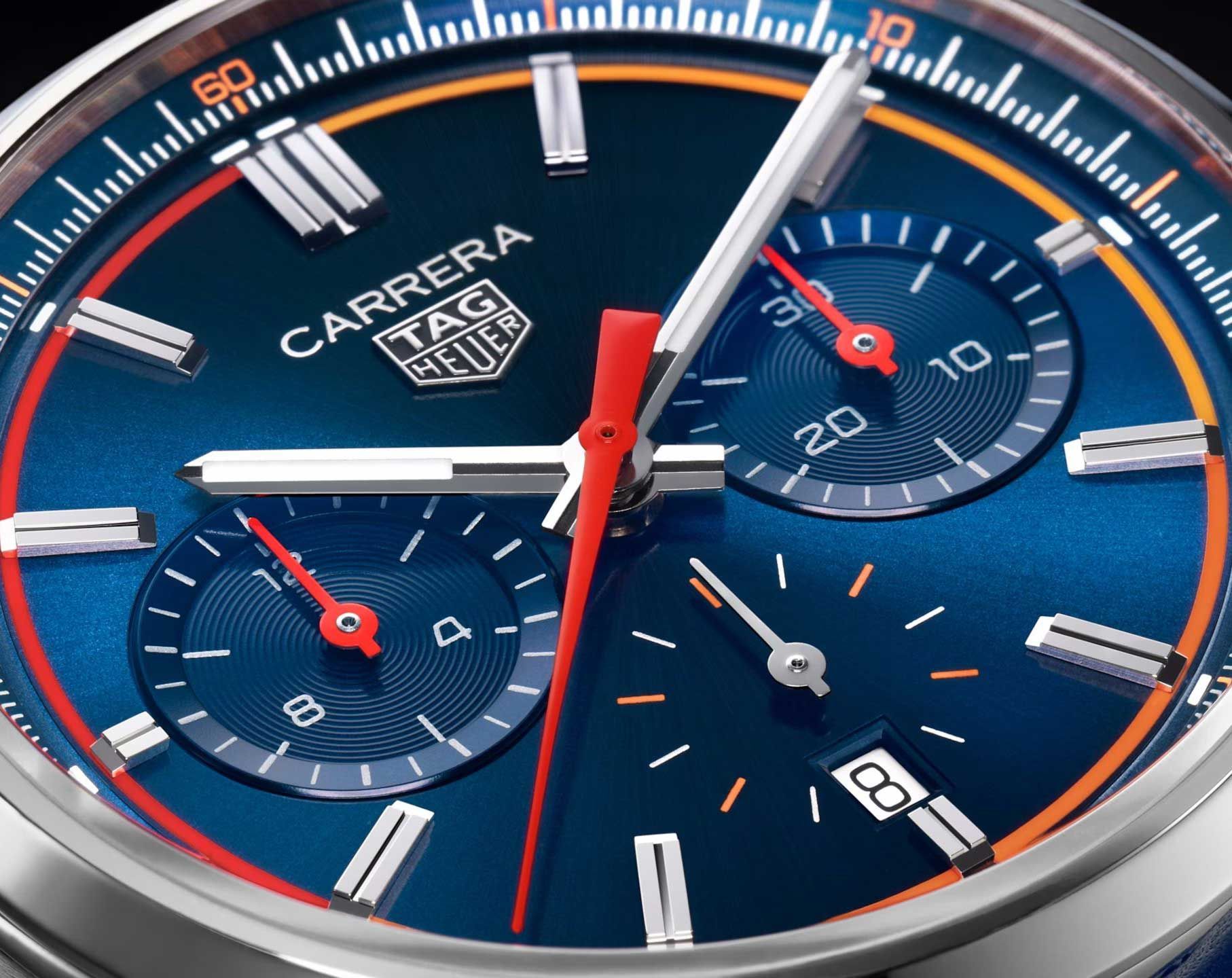TAG Heuer Carrera  Blue Dial 42 mm Automatic Watch For Men - 5