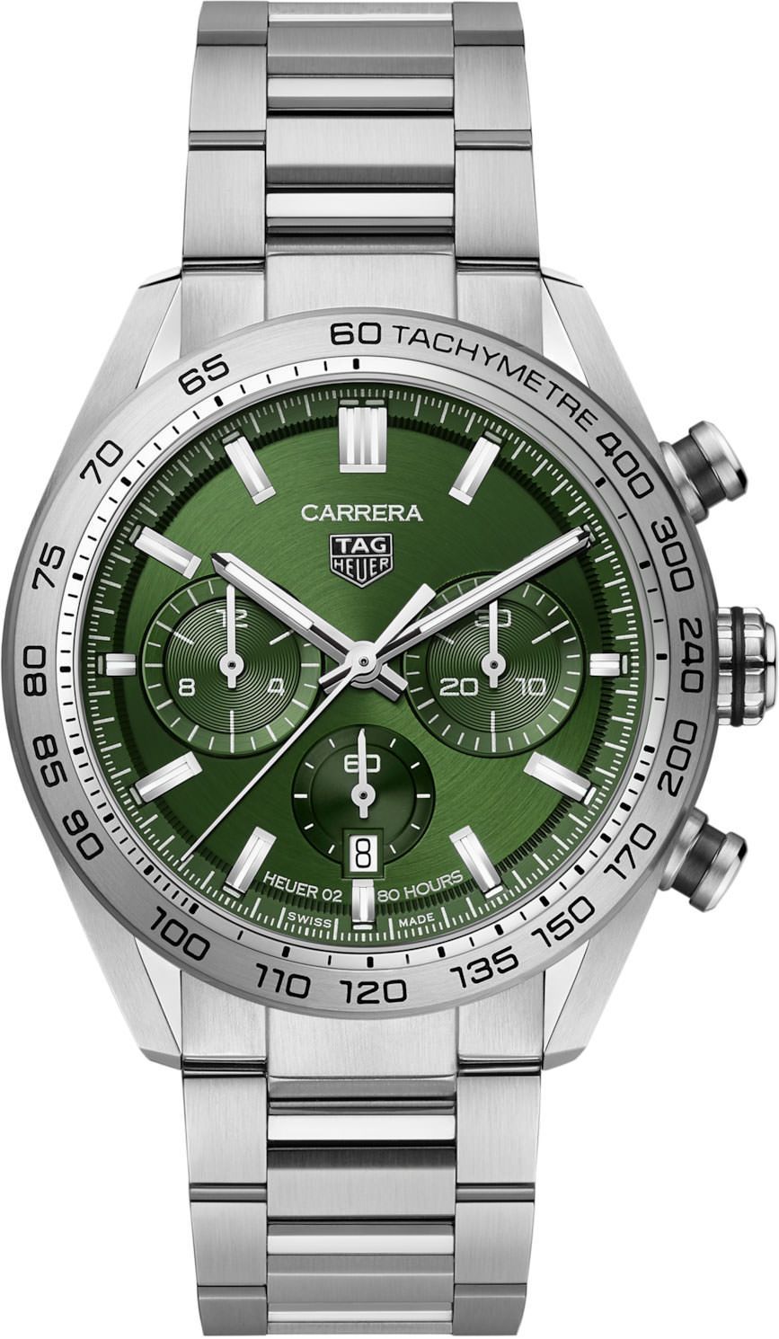 TAG Heuer Carrera  Green Dial 44 mm Automatic Watch For Men - 1