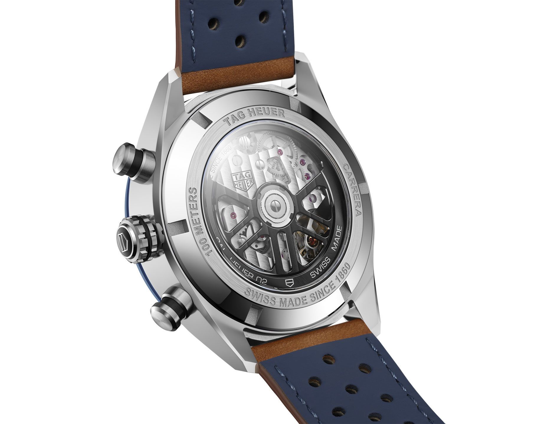 TAG Heuer Carrera 44 mm Watch in Blue Dial