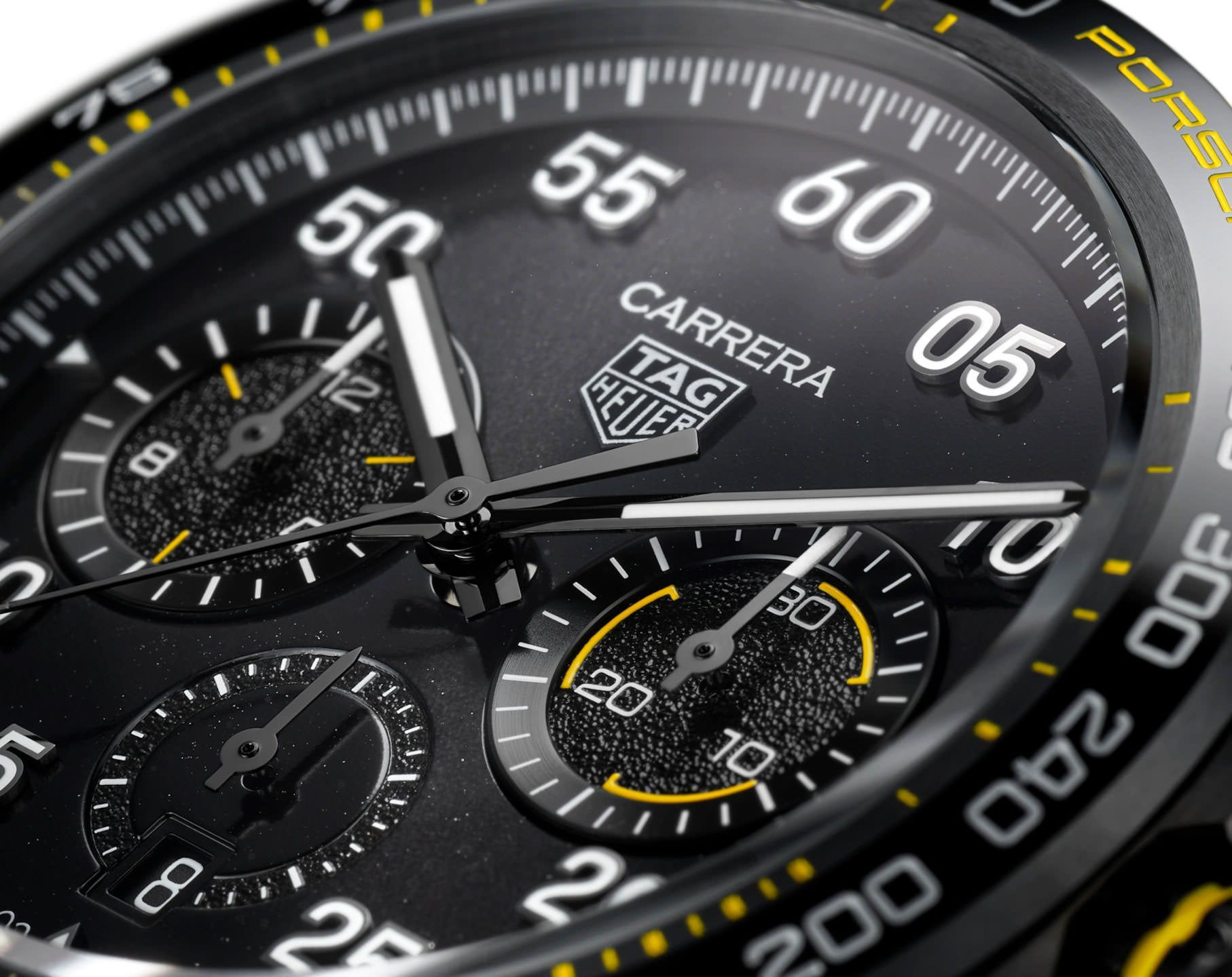 TAG Heuer Carrera 44 mm Watch in Black Dial
