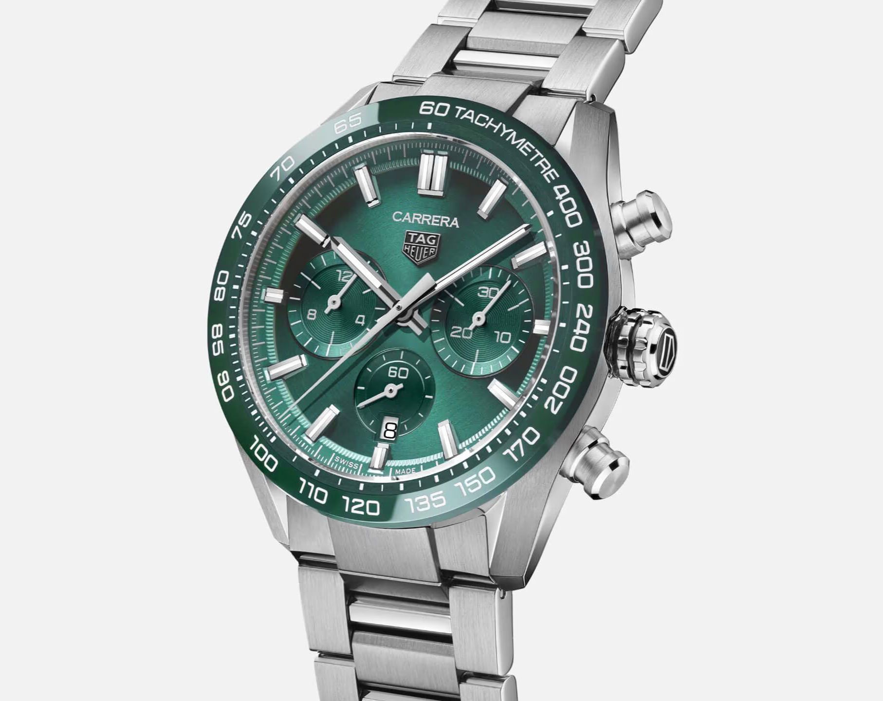 TAG Heuer Carrera  Green Dial 44 mm Automatic Watch For Men - 2